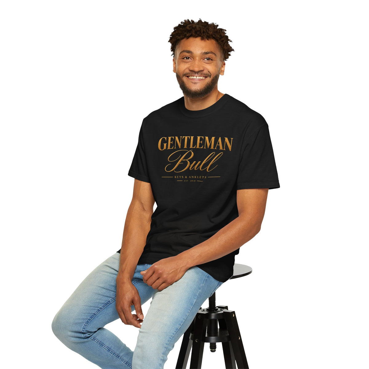 Gentleman Bull Men’s Garment-Dyed T-Shirt