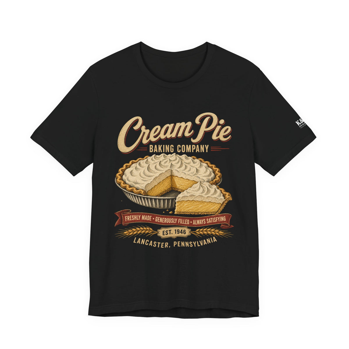 Cream Pie Baking Company Vintage Graphic T-Shirt