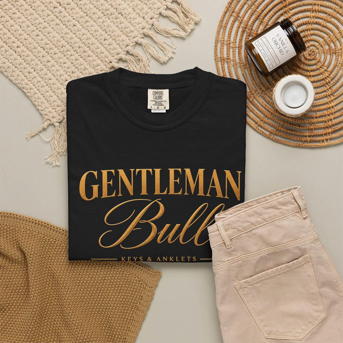 Gentleman Bull Men’s Garment-Dyed T-Shirt