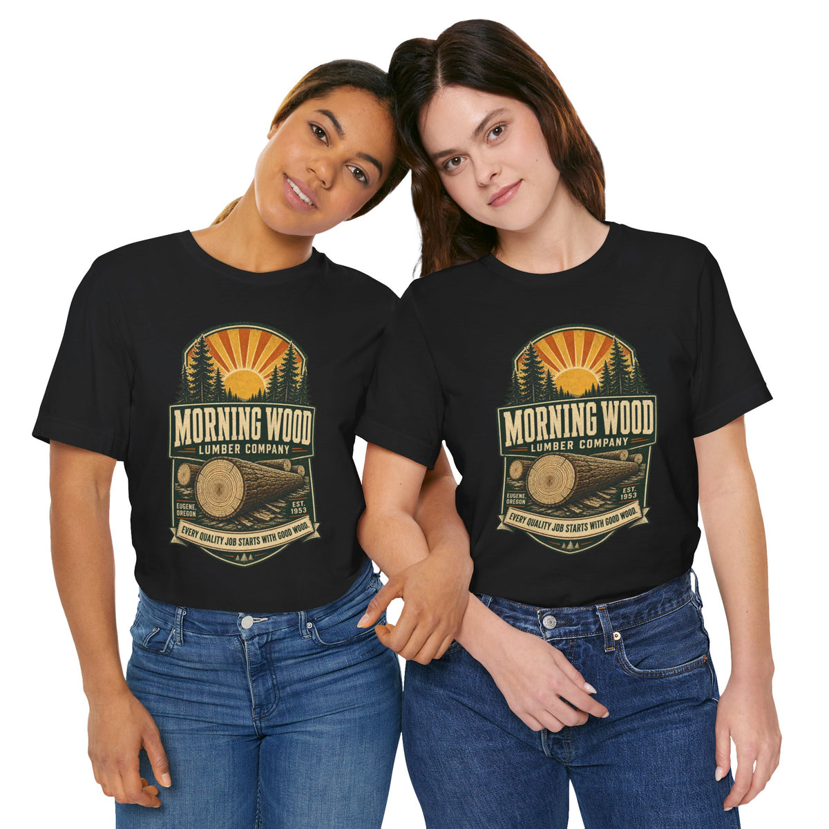 Morning Wood - Unisex Jersey Short Sleeve Tee