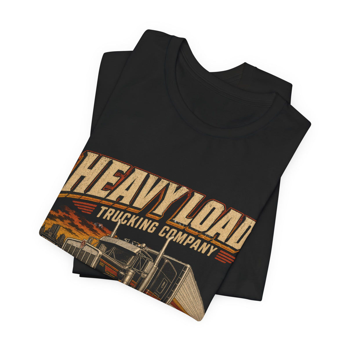 Heavy Load Trucking Company Vintage Graphic T-Shirt