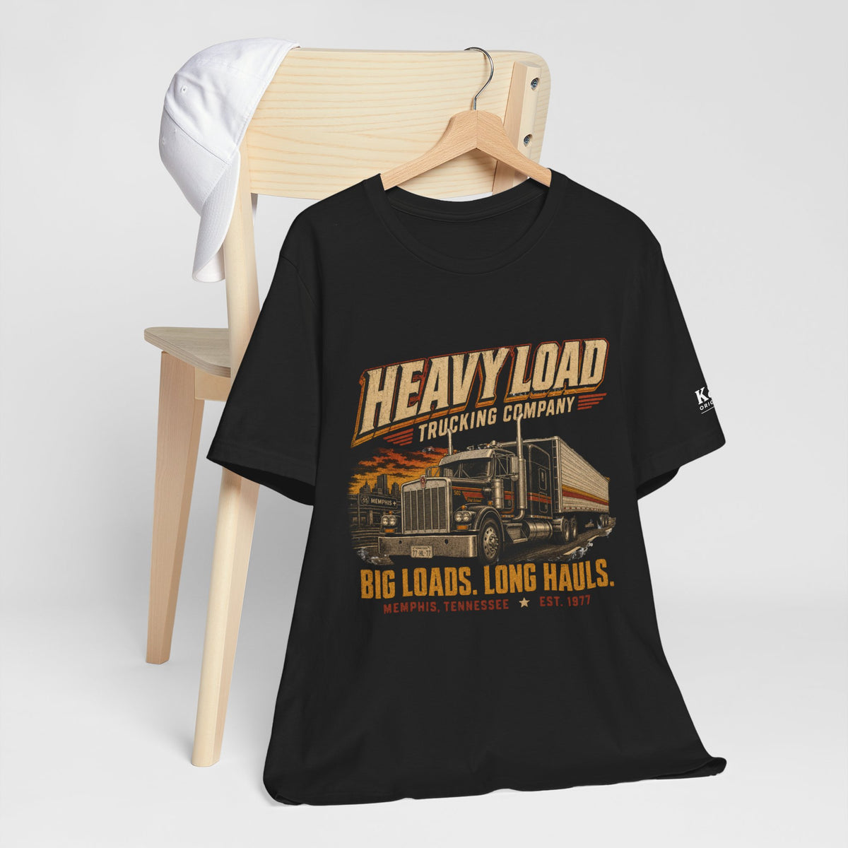 Heavy Load Trucking Company Vintage Graphic T-Shirt