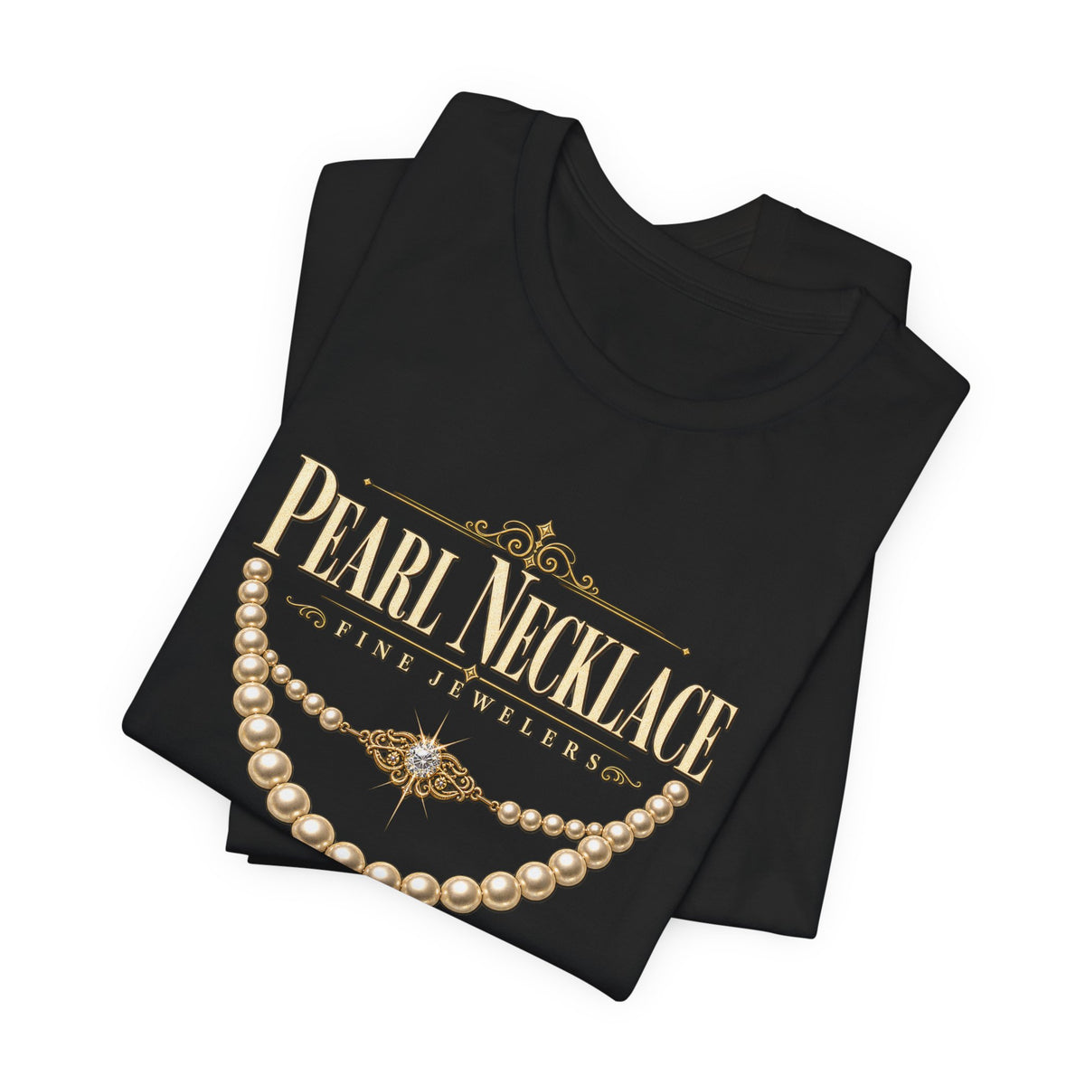 Pearl Necklace Fine Jewelers Vintage Graphic T-Shirt