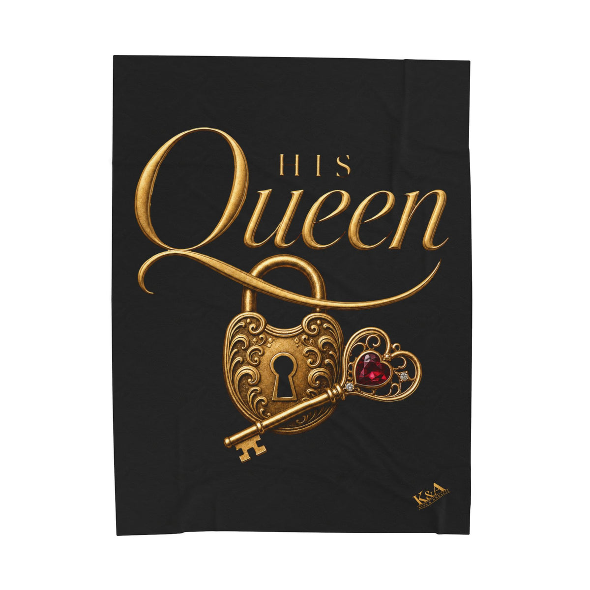 His Queen Plush Velveteen Blanket | BBC Lovers Lifestyle Home Décor