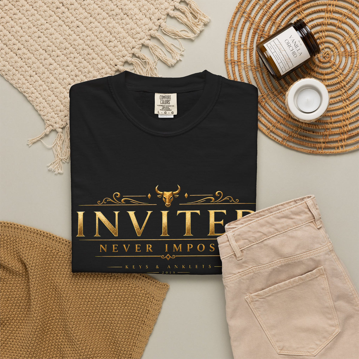 Invited Never Imposed Gentleman Bull T-Shirt