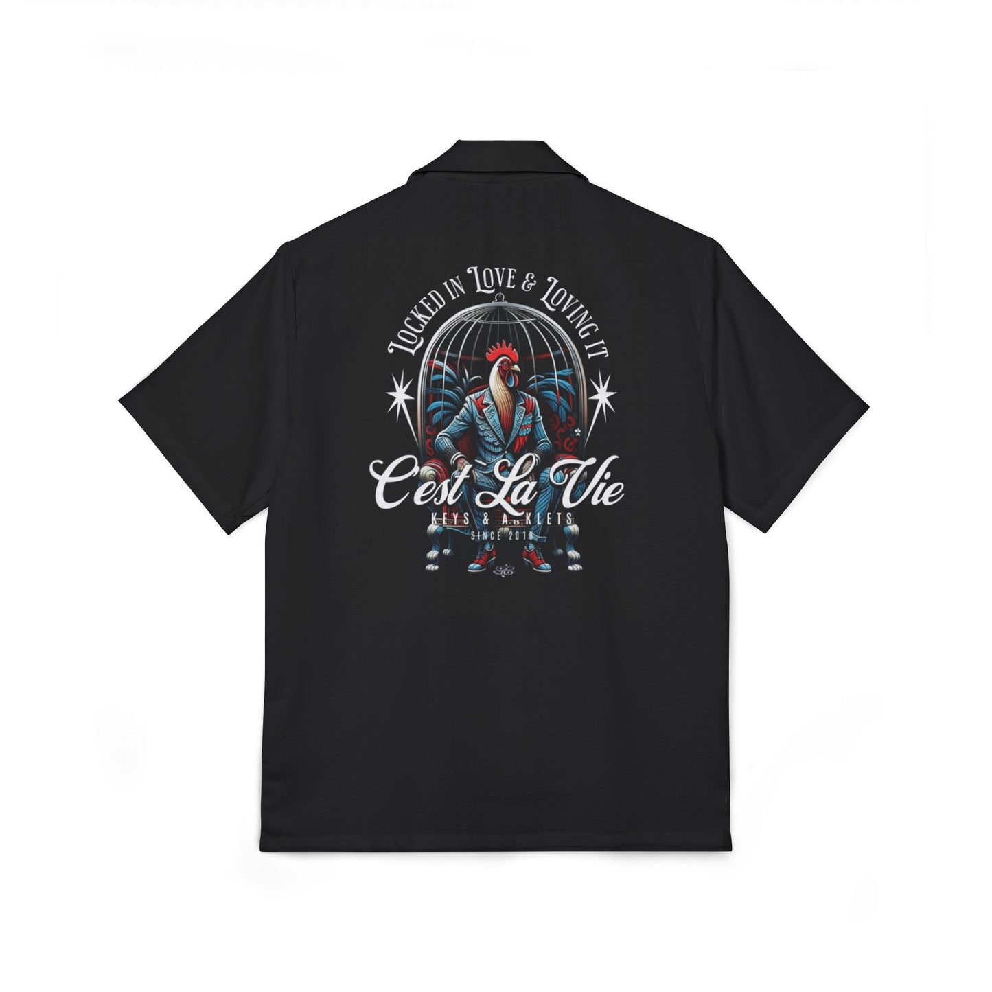 Locked in Love - Men's Airy Button Down