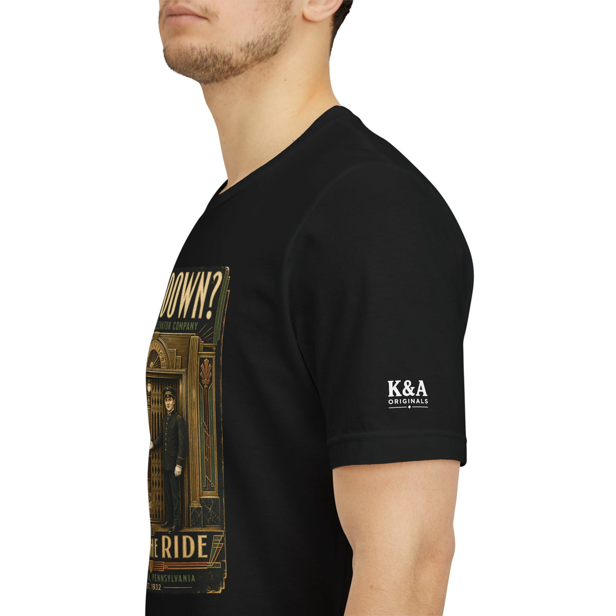 Going Down Elevator Co. Vintage T-Shirt