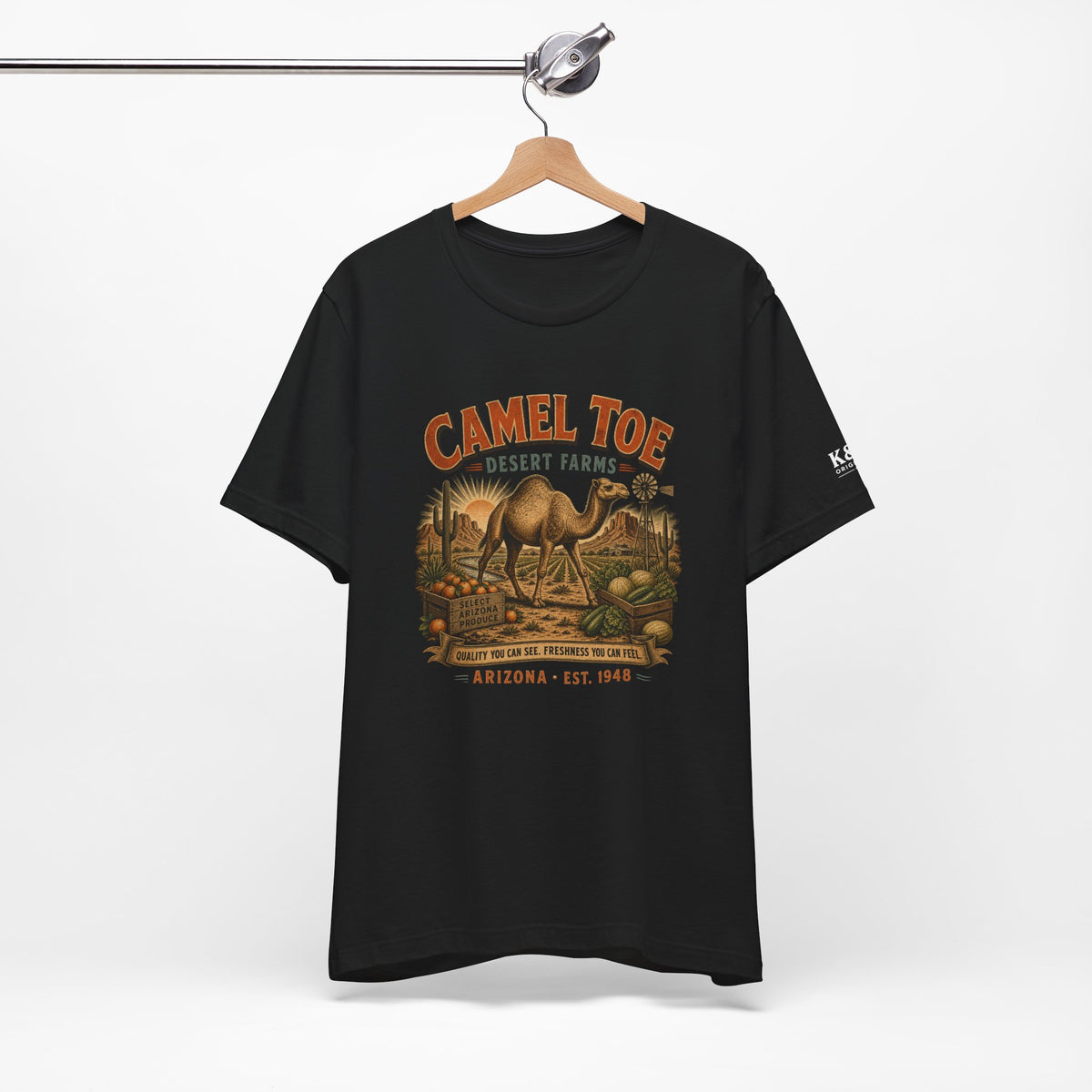 Camel Toe Desert Farms Vintage Graphic T-Shirt