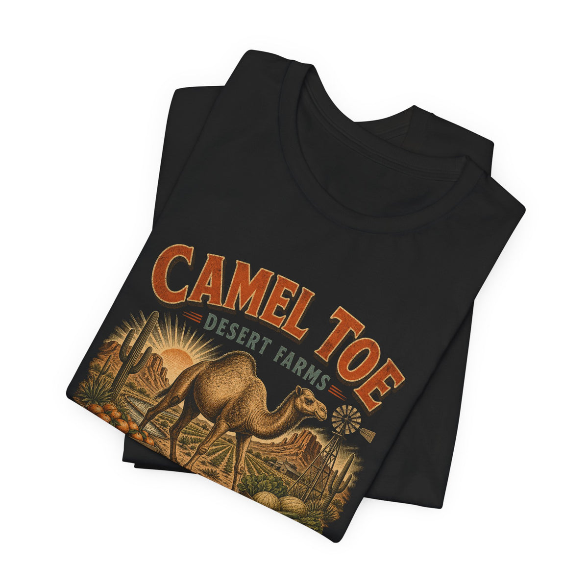 Camel Toe Desert Farms Vintage Graphic T-Shirt