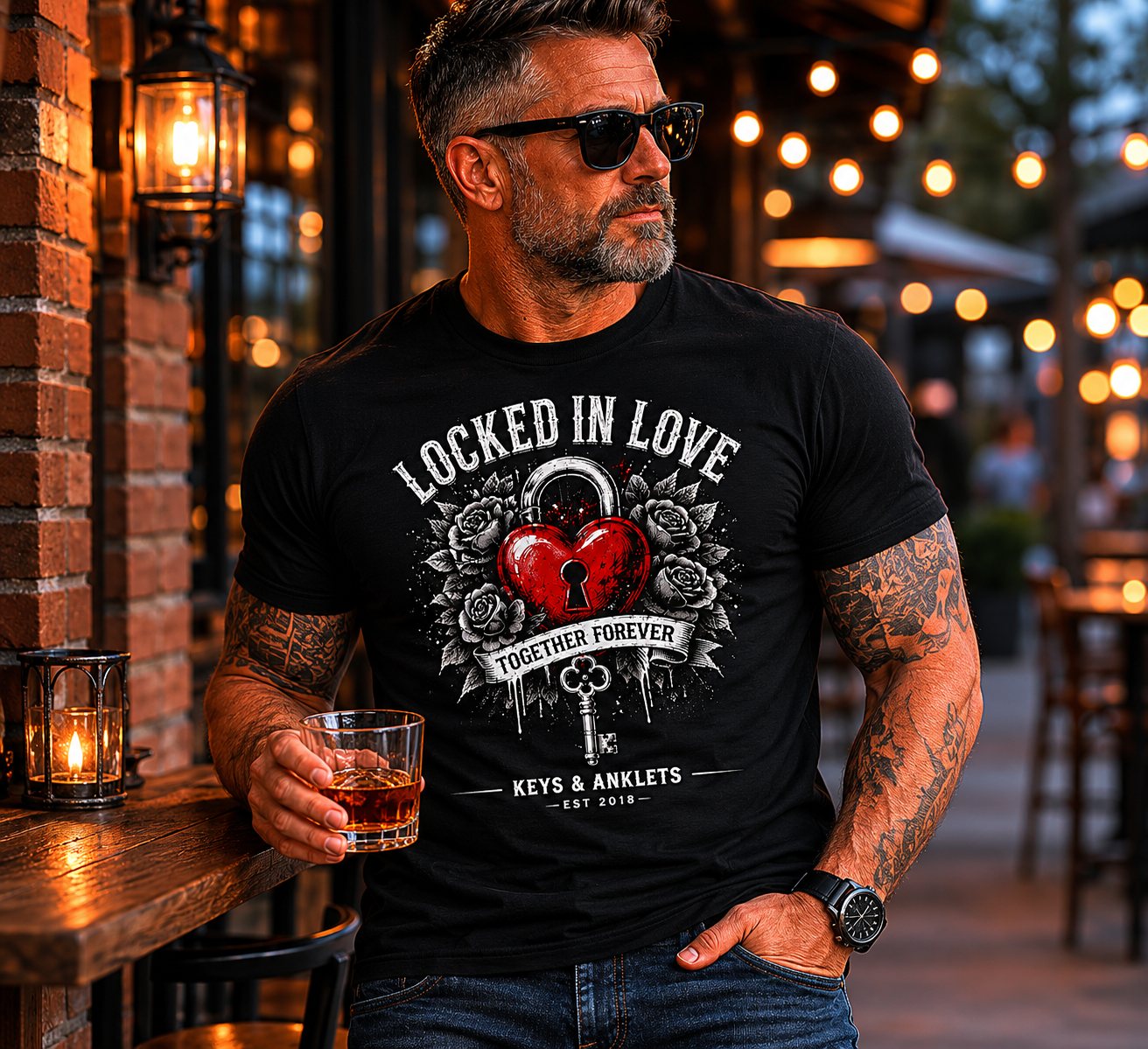 Locked In Love Vintage Tee