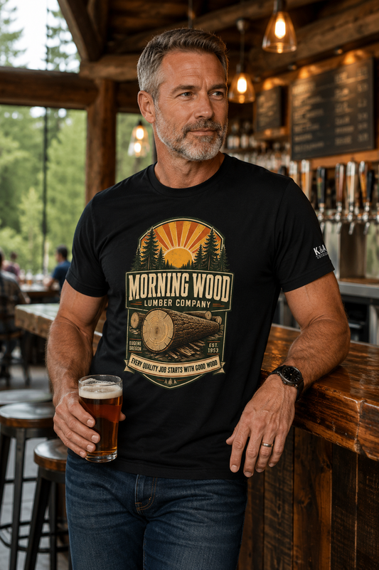 Morning Wood - Unisex Jersey Short Sleeve Tee