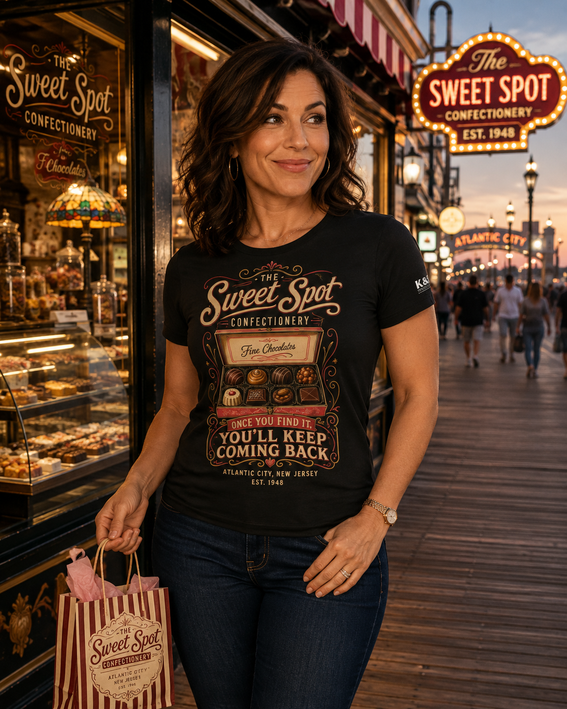 The Sweet Spot Confectionery Vintage Graphic T-Shirt