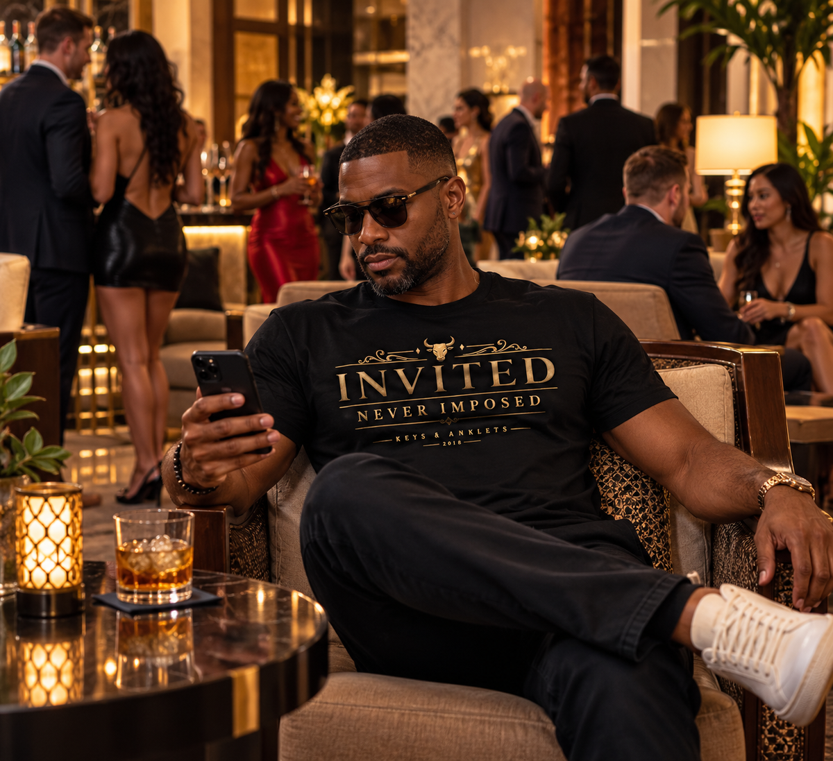 Invited Never Imposed Gentleman Bull T-Shirt