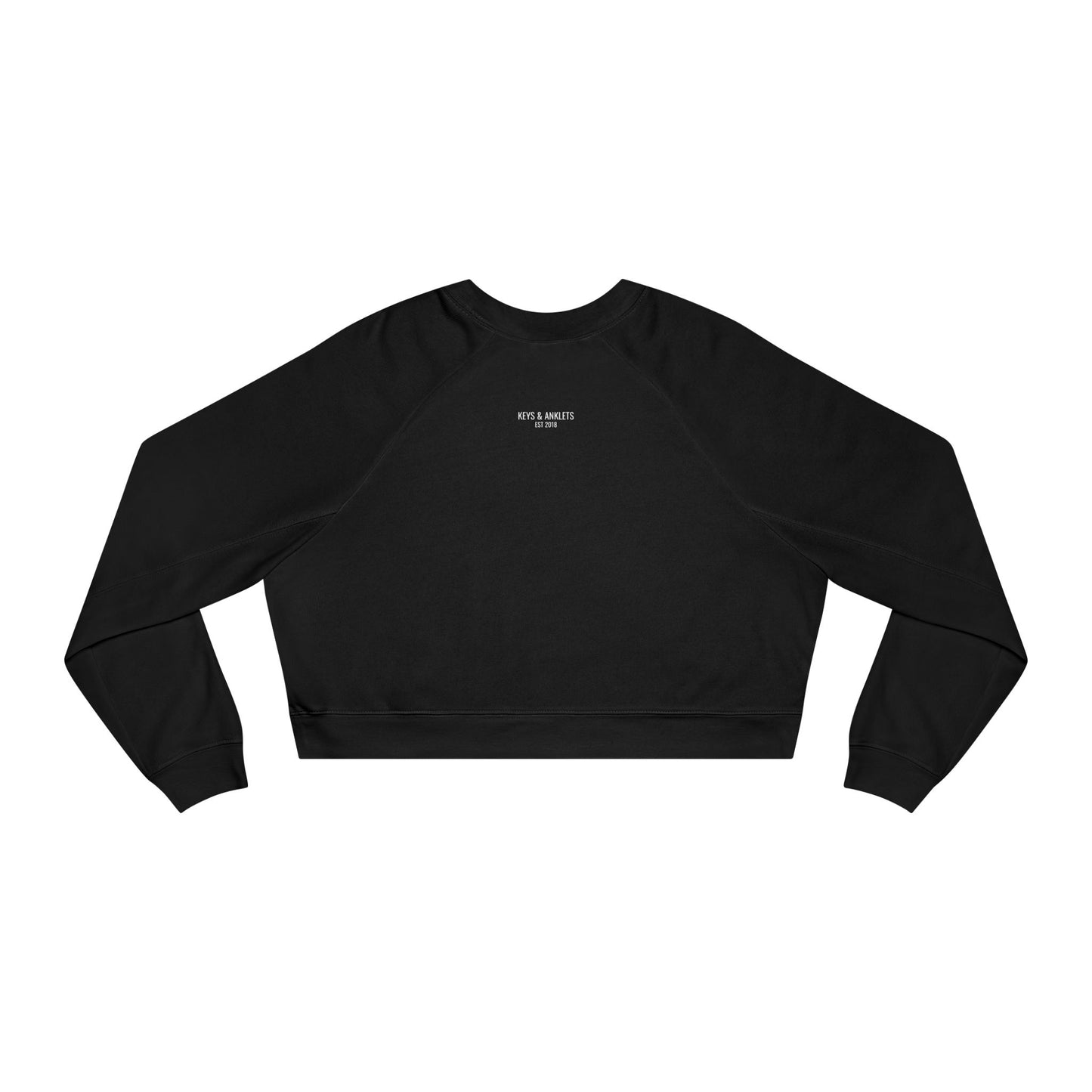 Coffee Black graphic - Cropped Fleece Pullover