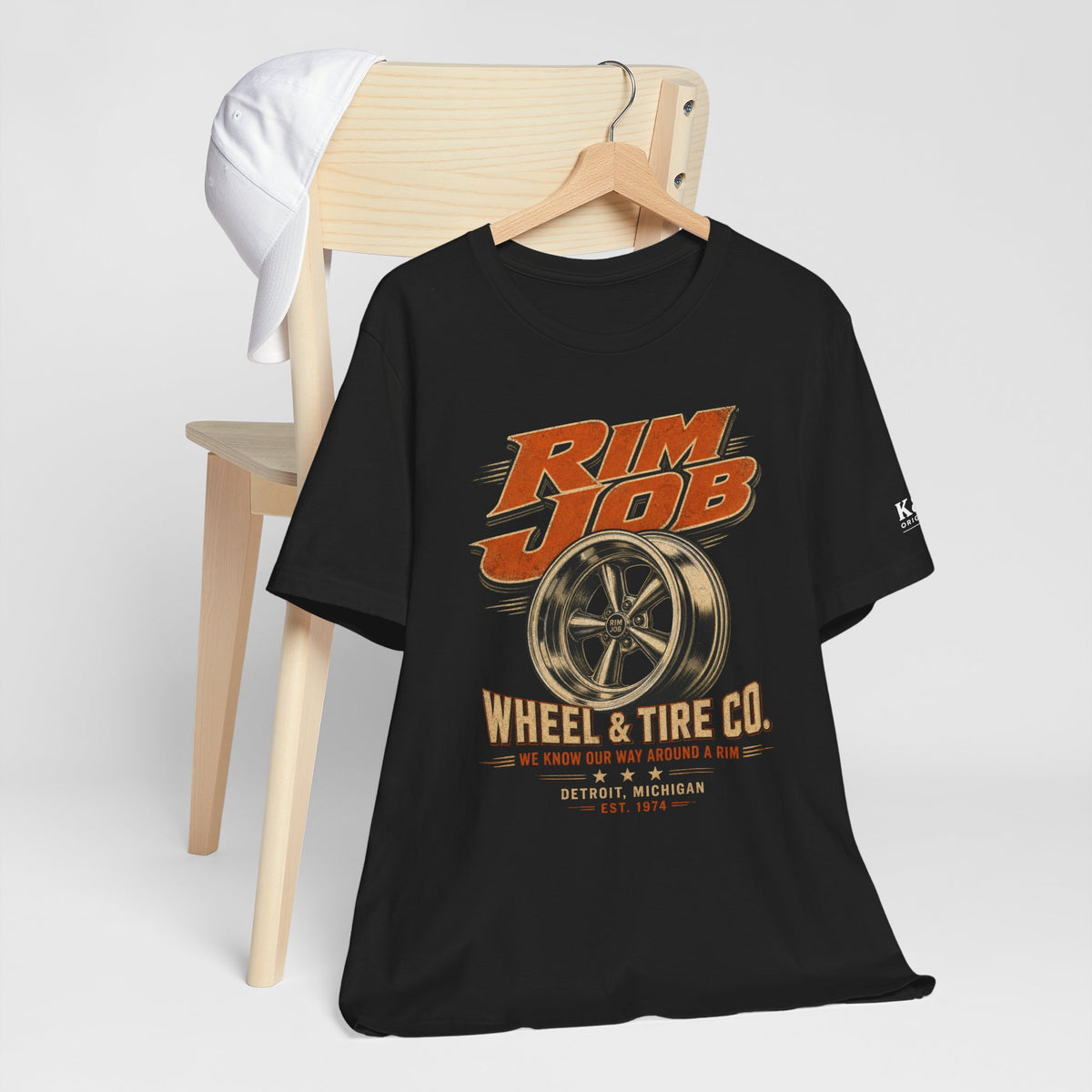Rim Job Wheel & Tire Co. Vintage Graphic T-Shirt