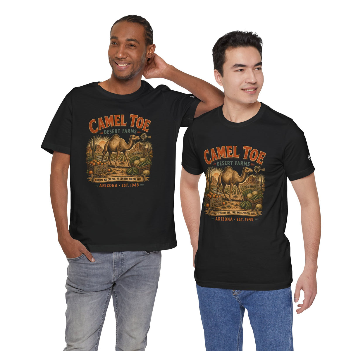 Camel Toe Desert Farms Vintage Graphic T-Shirt