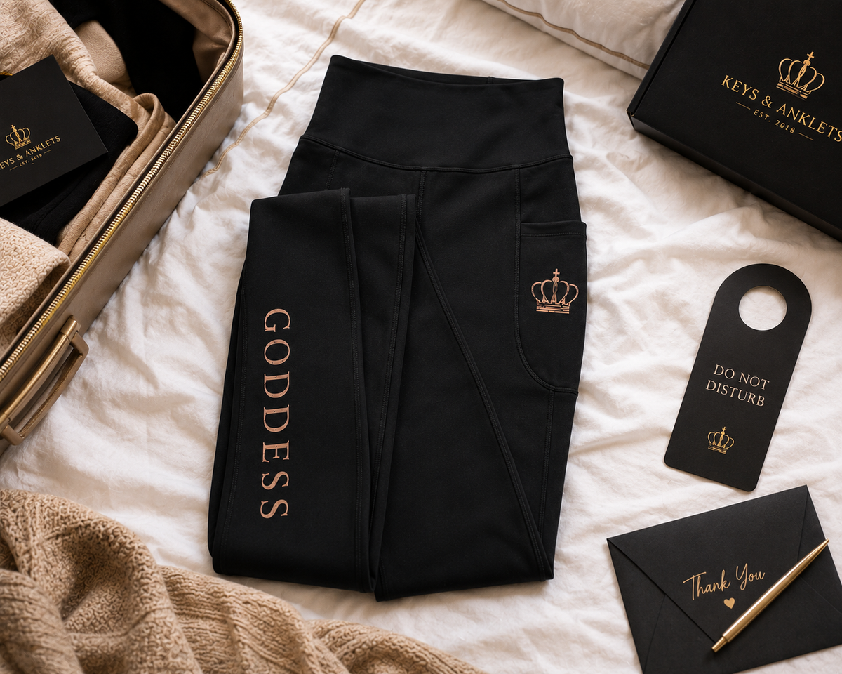 Goddess Leggings with pockets - Black