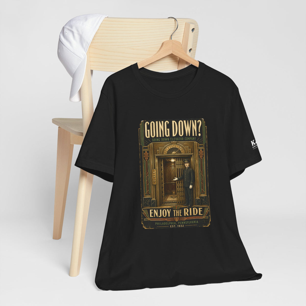 Going Down Elevator Co. Vintage T-Shirt