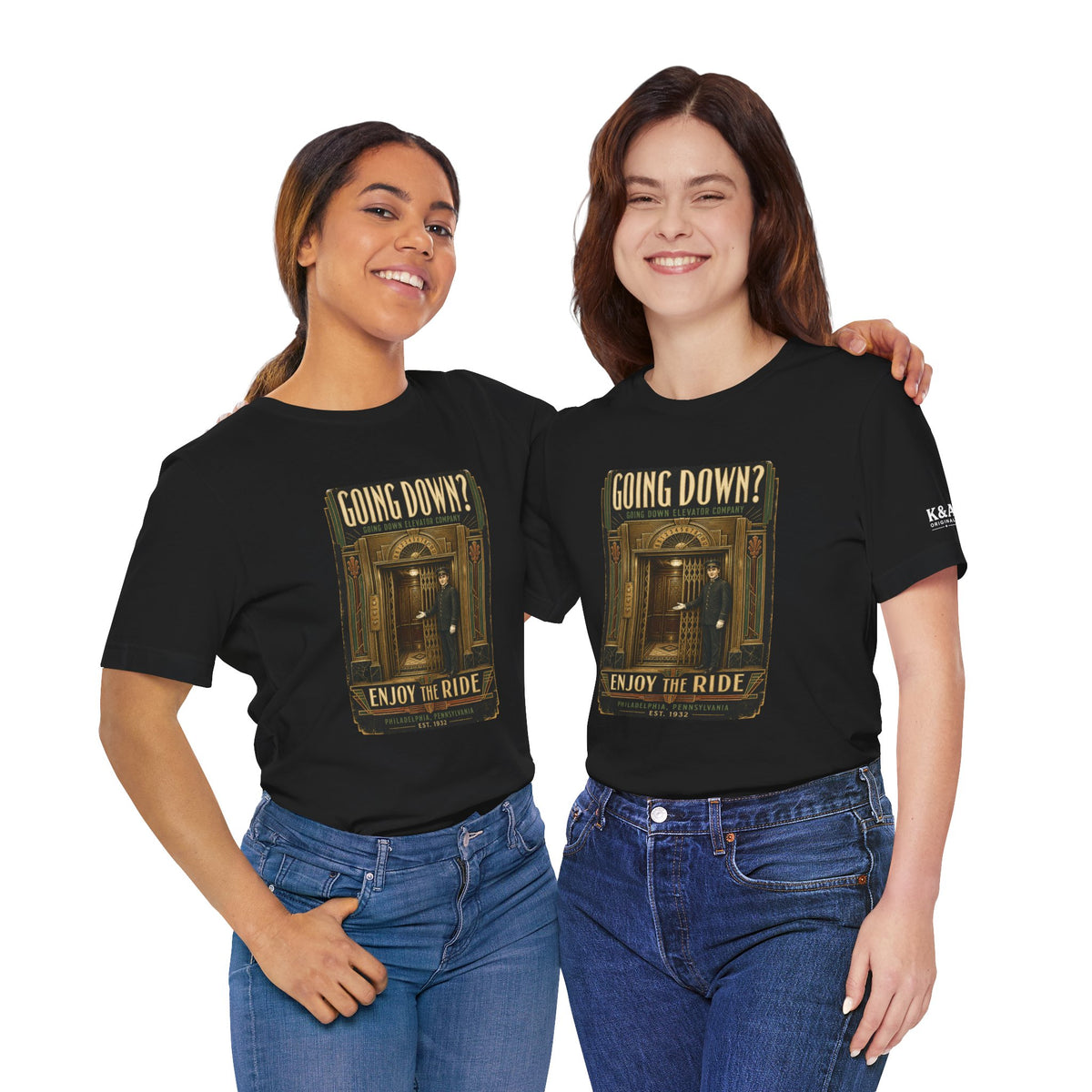 Going Down Elevator Co. Vintage T-Shirt