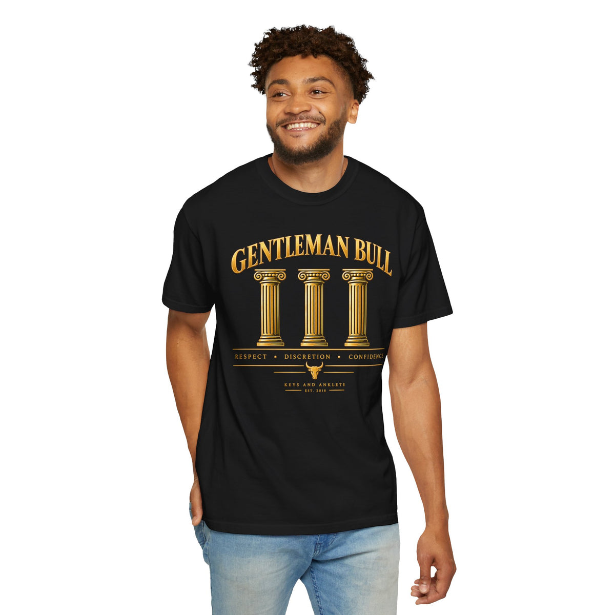 Gentleman Bull Three Pillars Comfort Colors T-Shirt