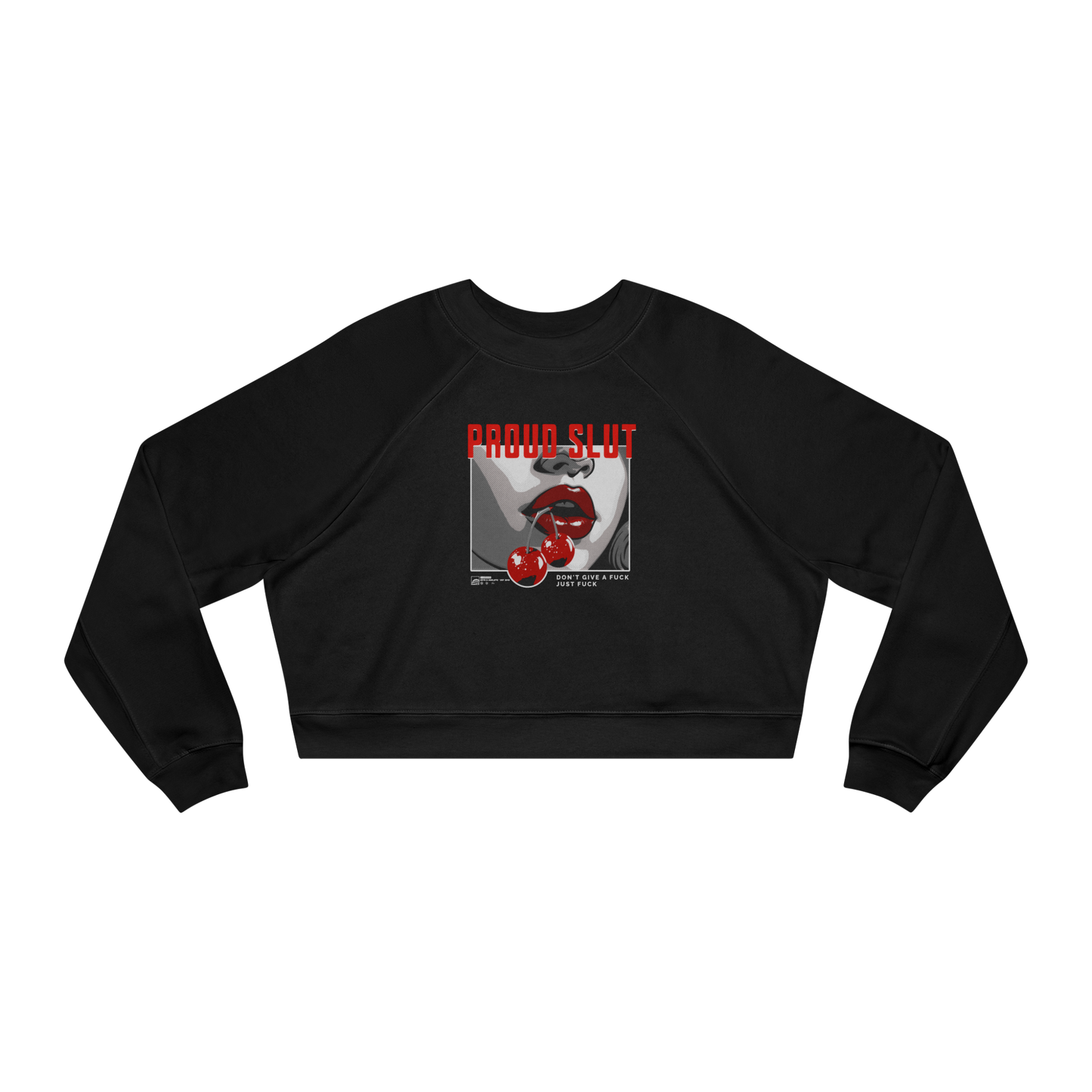 Proud Slut - Cropped Fleece Pullover
