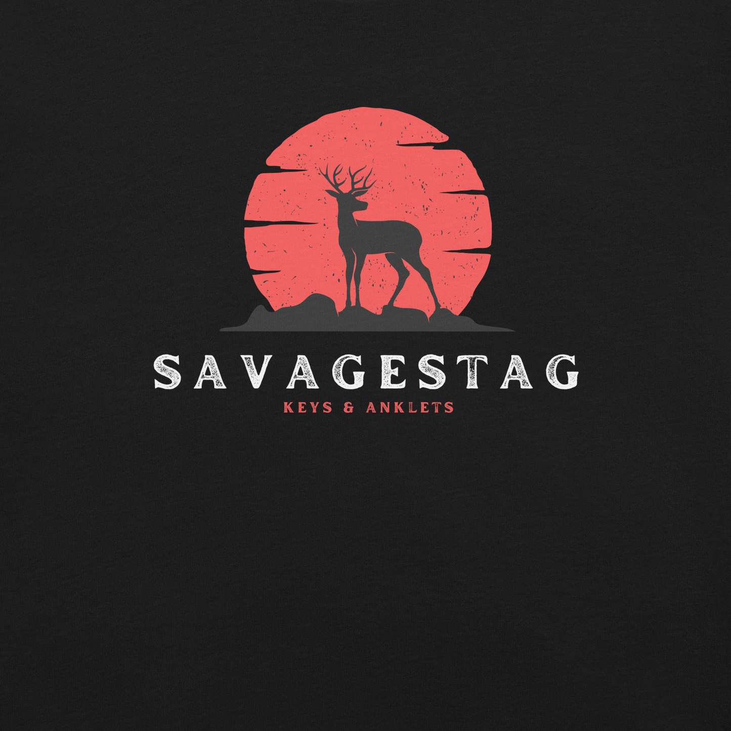 Savage Stag Sunrise- T-Shirt